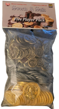 Load image into Gallery viewer, Swords & Sails Historic Metal Coins 5 Player Pack