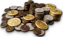 Load image into Gallery viewer, Swords & Sails Historic Metal Coins 7 Player Pack