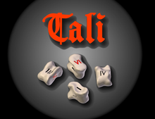 Load image into Gallery viewer, Tali Roman Knuckle Bones Dice + Bag only Accessories