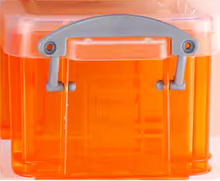 Load image into Gallery viewer, Orange Battle Box / Storage Box
