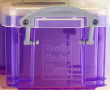 Load image into Gallery viewer, Purple Battle Box / Storage Box
