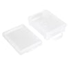 Large flat storage box clear
