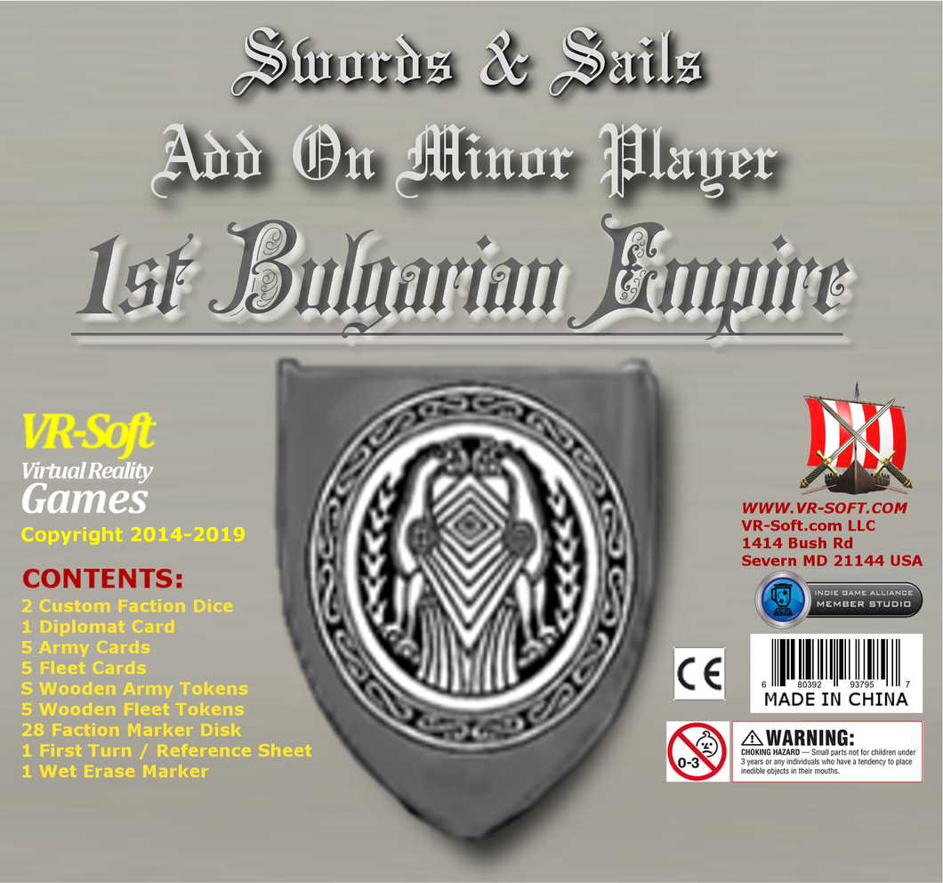 Swords & Sails: 1st Bulgarian Empire Minor Player Add-On