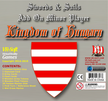 Load image into Gallery viewer, Swords &amp; Sails: Kingdom of Hungary Minor Player Add-On

